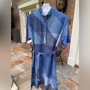 Marimekko short sleeve cotton day dress